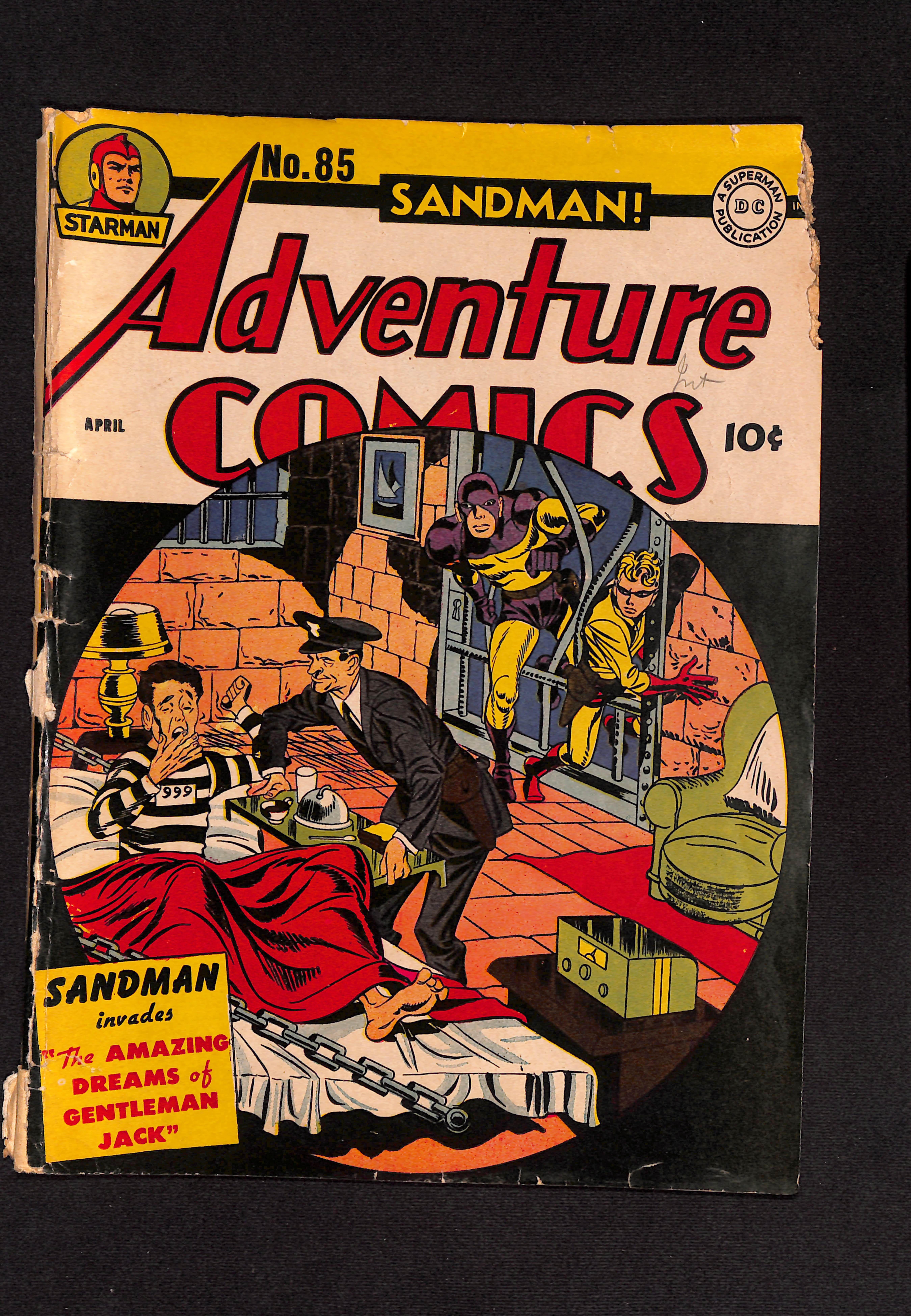 Adventure Comics 85 featuring Sandman vintage cover