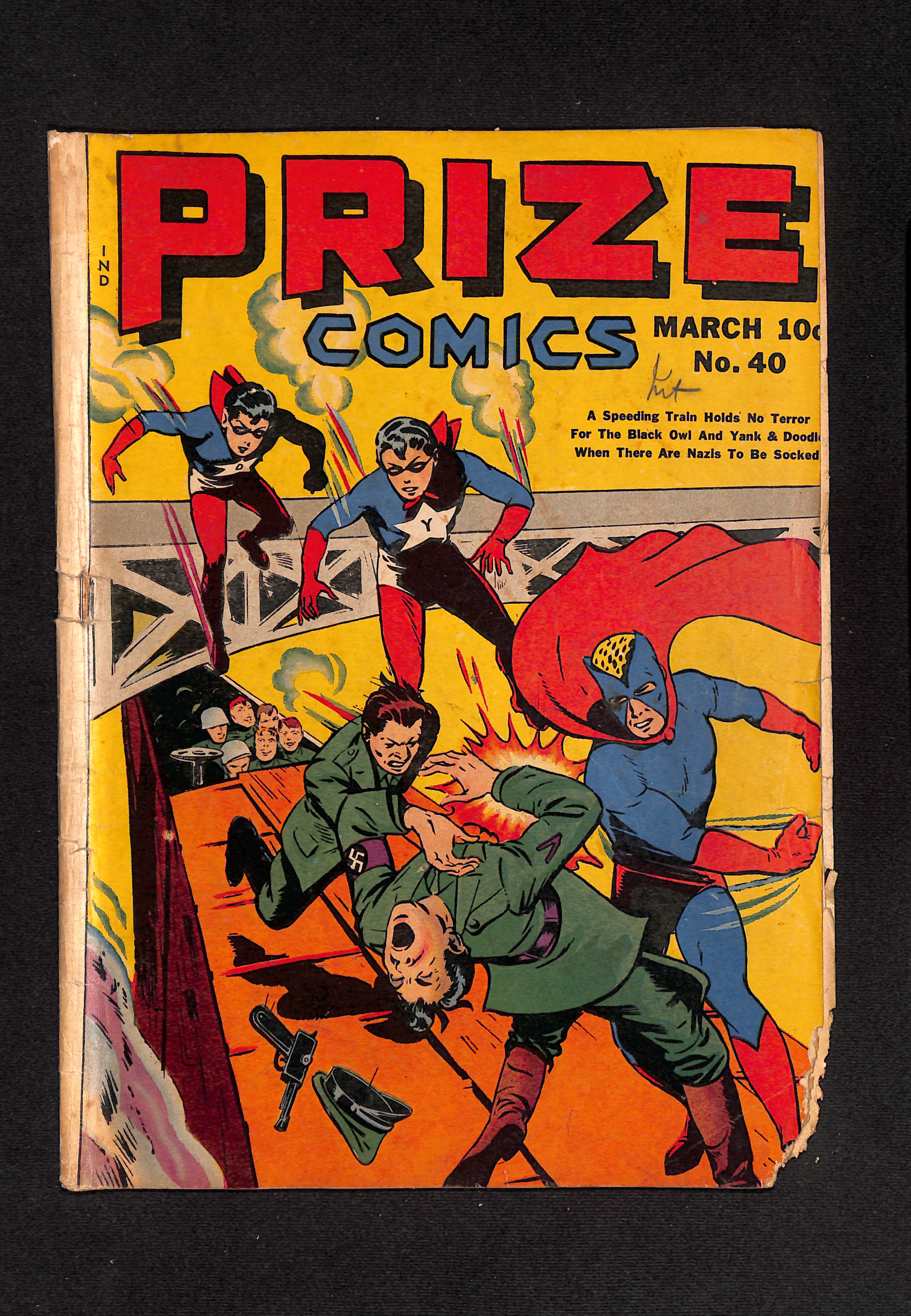 Prize Comics 40 vintage comic book cover